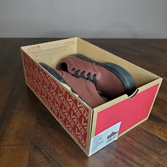 Vans Atwood Mixed Canvas Root Beer Men Size 7, equivalent to Women Size 8.5 - Picture 9 of 10